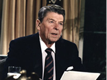 Ronald Reagan reading